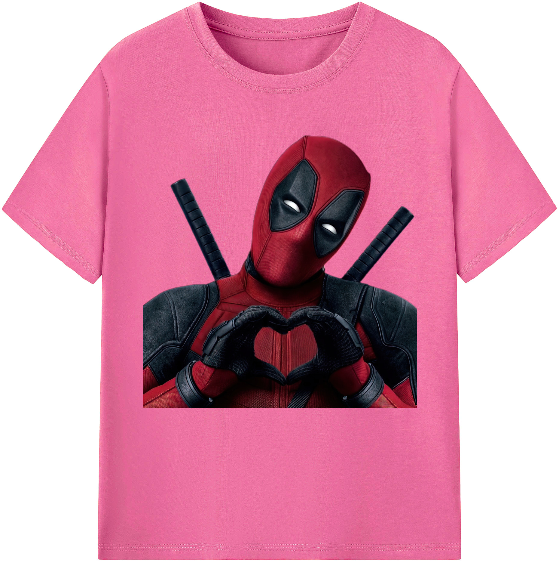 （画像用） Deadpool デッドプール レディースカジュアルプリントTシャツ（綿100％）
